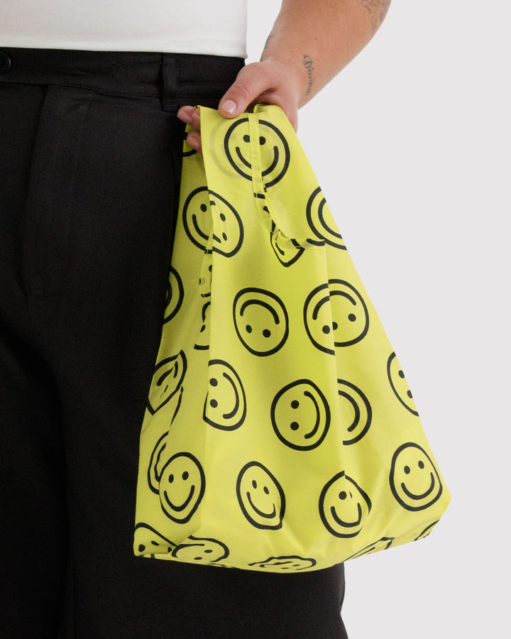 BAGGU- Baby Reusable Shopping Bag Yellow Happy