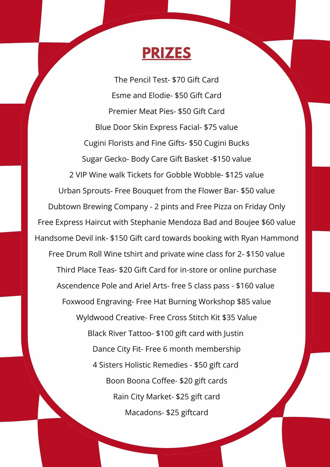 2026 Downtown Renton Bingo