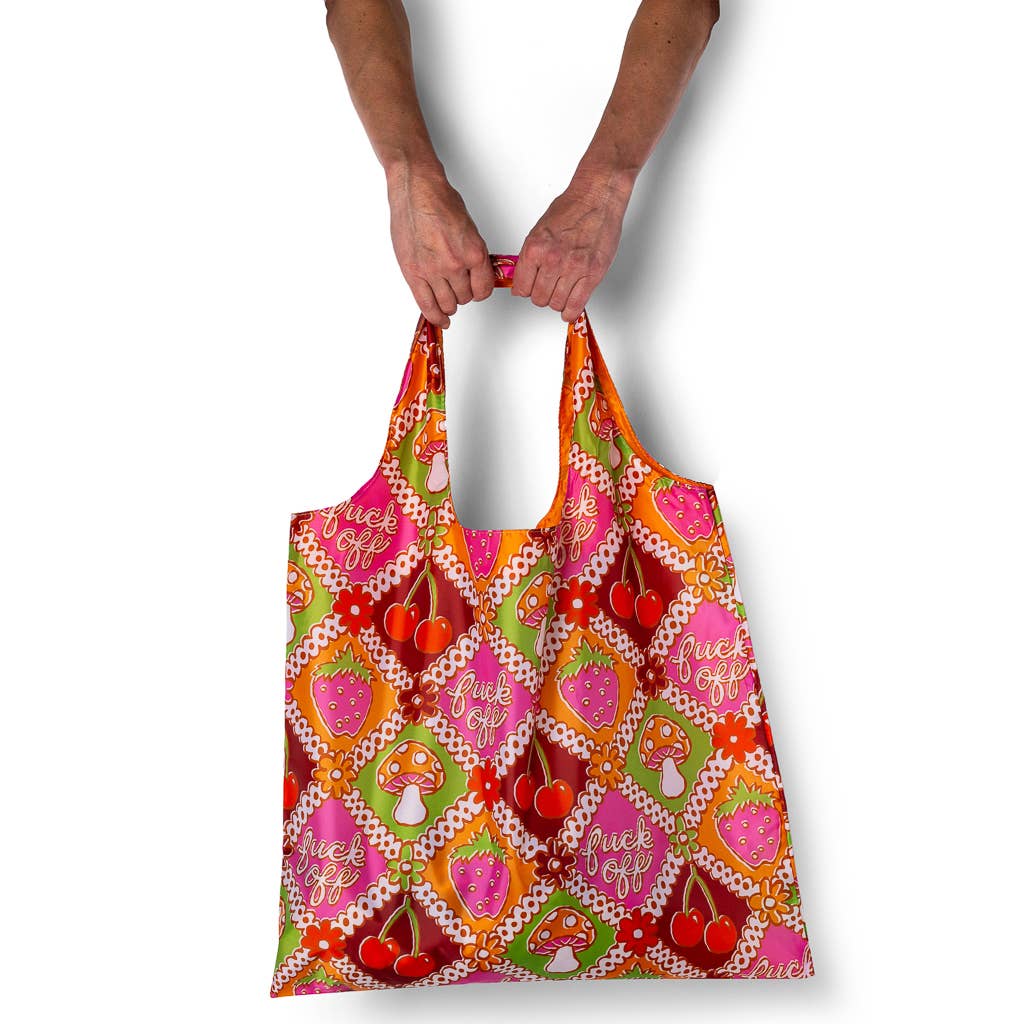 Yellow Owl Workshop - F*ck Off Retro Art Sack® - Eco-Friendly Reusable Tote Bag
