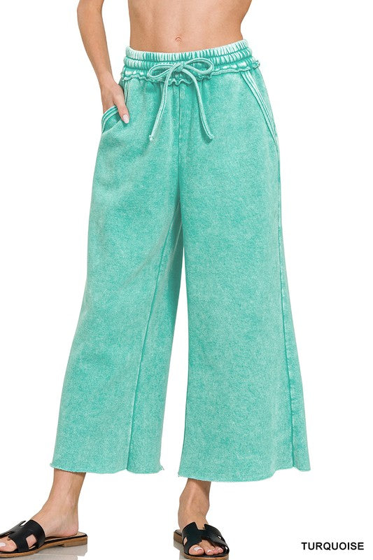 Women's Super Soft Palazzo Sweatpants- Multiple Colors