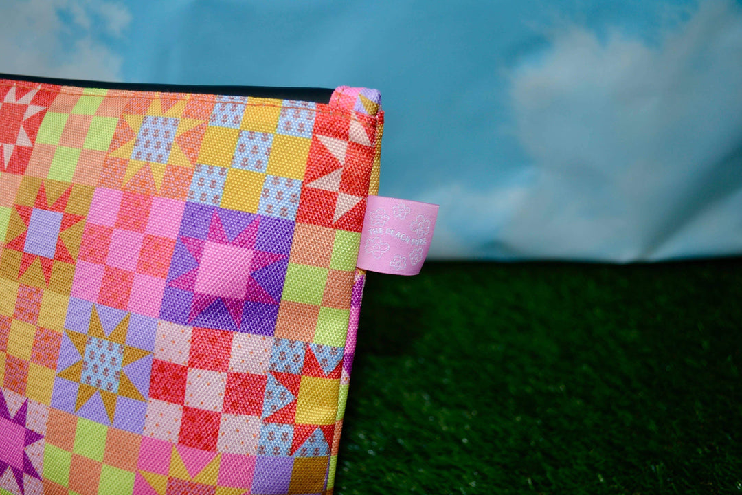 The Peach Fuzz - Patchwork Quilt Smell-Proof Stash Bag