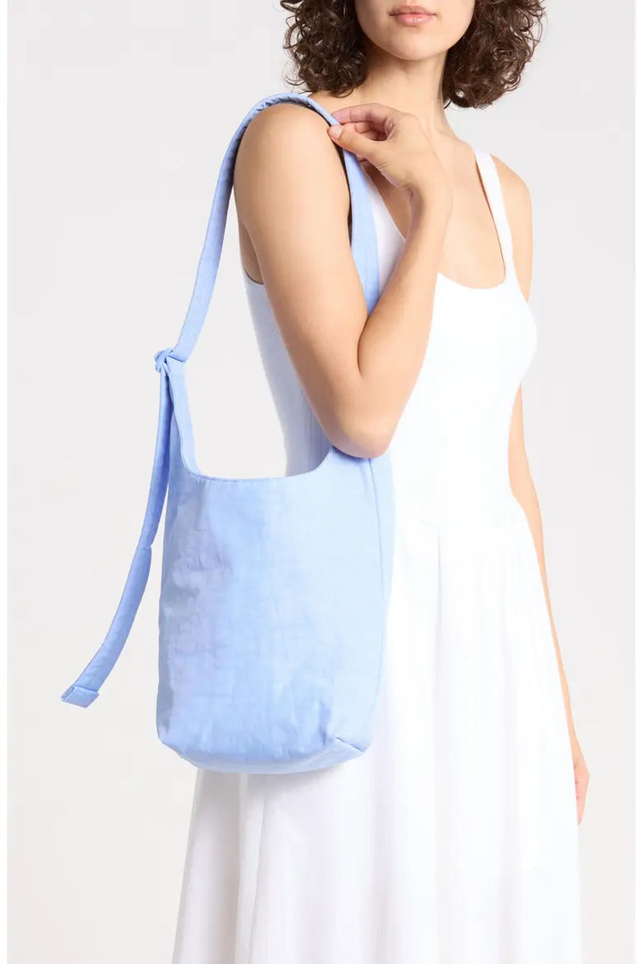 BAGGU- NSmall Nylon Sling Purse- French Blue