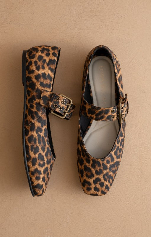 Oasis Society- The Soho - Ballet Flat With Buckles