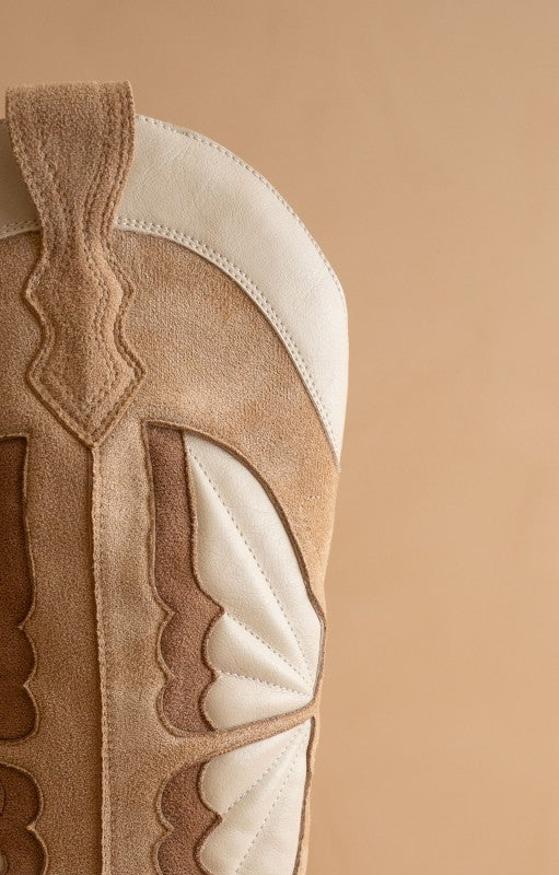 Oasis Society- The Fairy - Butterfly Inlay Western Boot