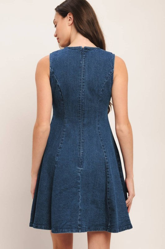 Womens Flying Tomato Denim Mini Dress
