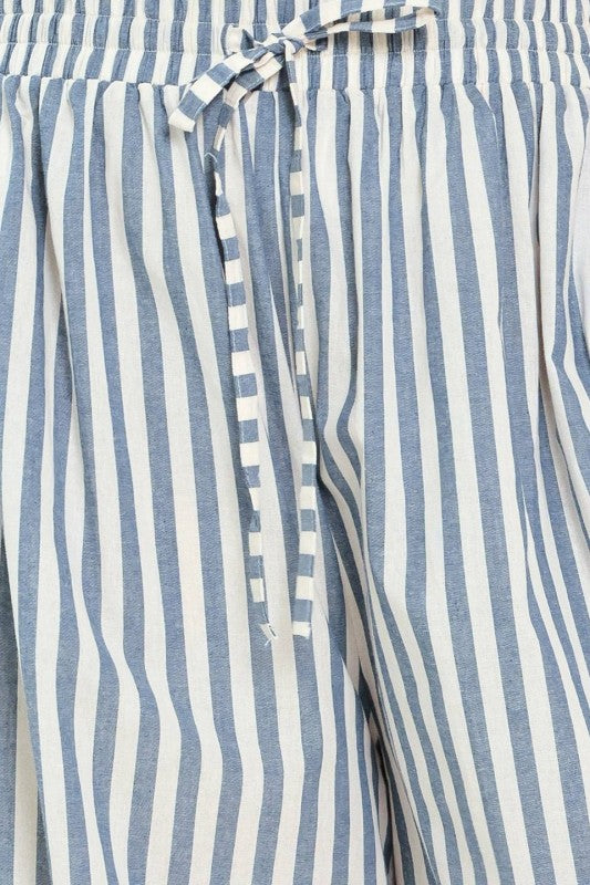 Plus Size Striped Pant