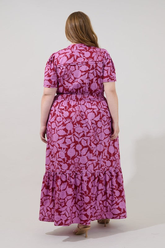 Plus Size Poplin Curve Maxi Dress