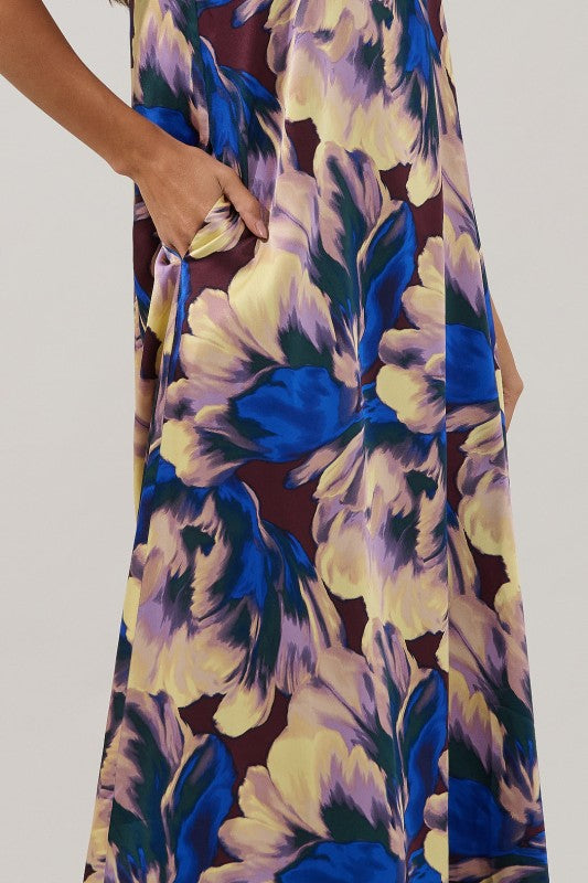 Sugarlips Womens and Plus Size One Shoulder Maxi Dress