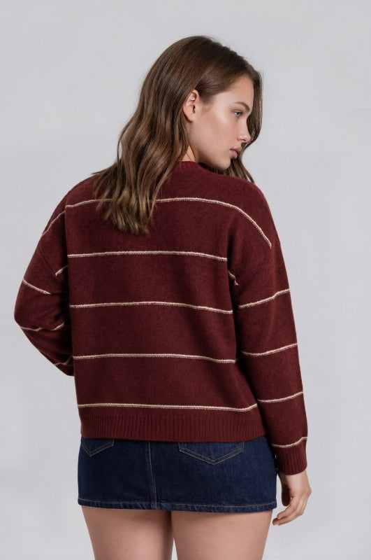 Plus Size Thin Line Cardigan Sweater