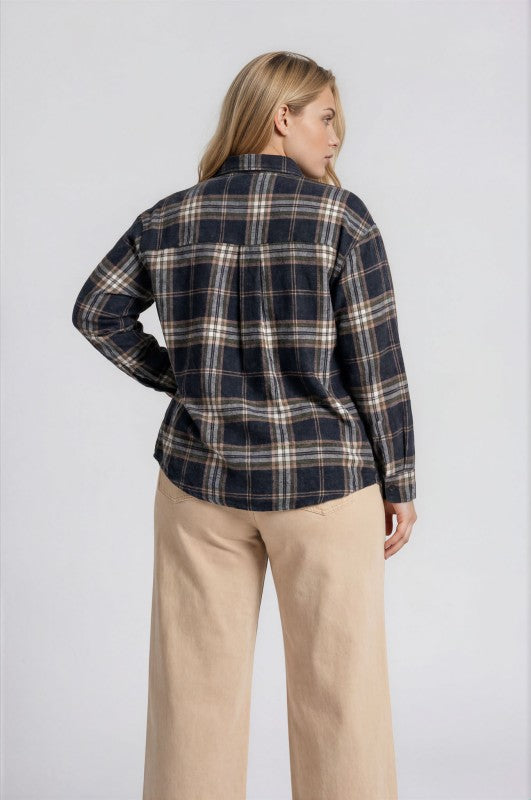 Plus Size Boxy Button Up Top