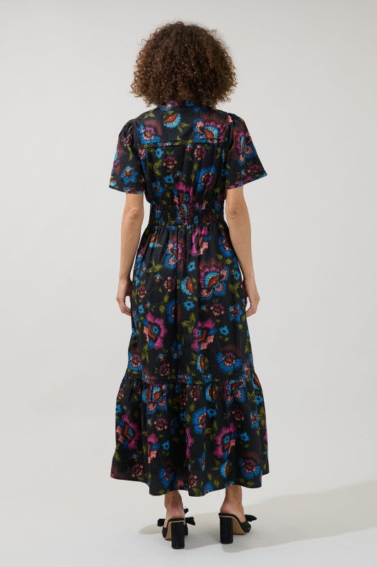 Womens Poplin Maxi Duna Floral
