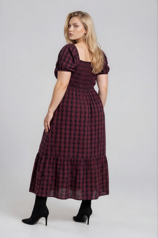Plus Size Plaid Dress