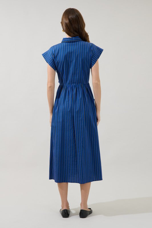 Womens and Plus Size Grenola Button Down Shirt Dress