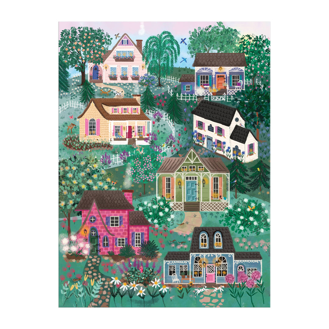 Chronicle Books - Joy Laforme The Cottage Hills 1000 Piece Puzzle in a Square Box