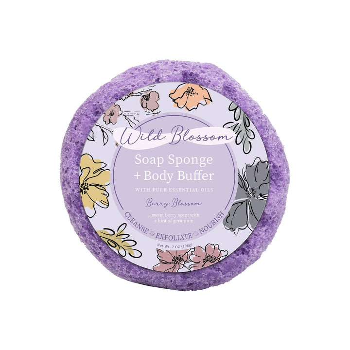 Cait + Co - Wild Blossom Soap Infused Body Buffer-Berry Blossom