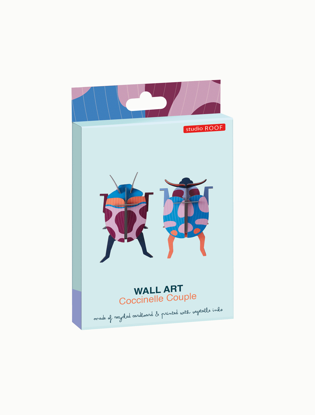 Studio Roof - 3D Wall Art - Insect - Coccinelle Couple