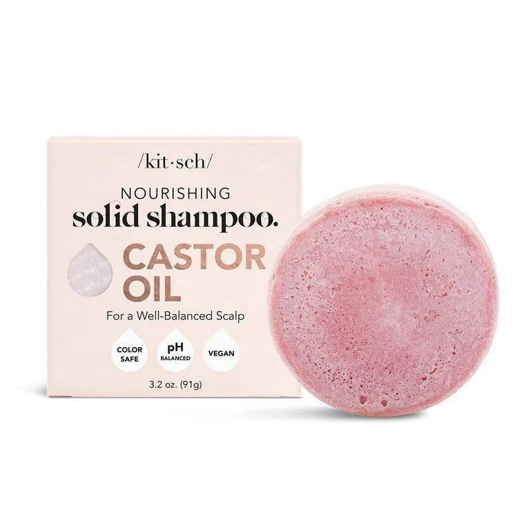 Nourishing Solid Shampoo Bar - Castor Oil