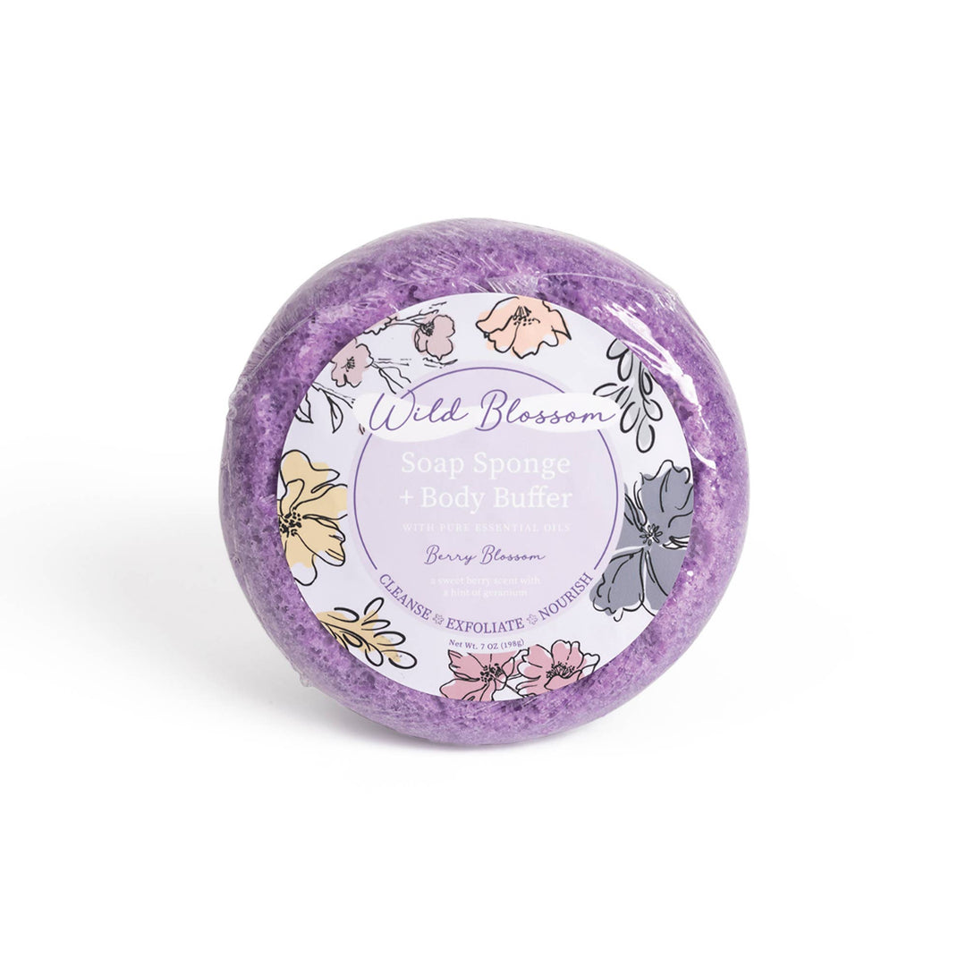 Cait + Co - Wild Blossom Soap Infused Body Buffer-Berry Blossom