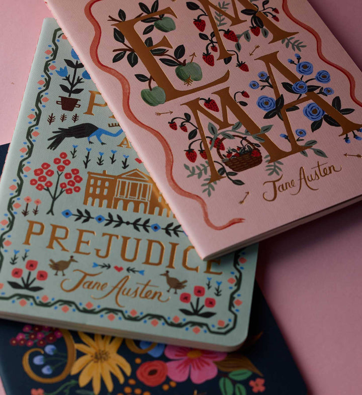Rifle Paper Co. - Assorted Set of 3 Jane Austen Notebooks