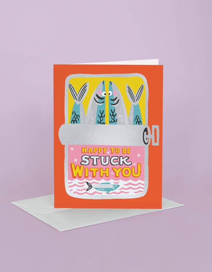 Idlewild Co. - Stuck with You Sardines Greeting Card