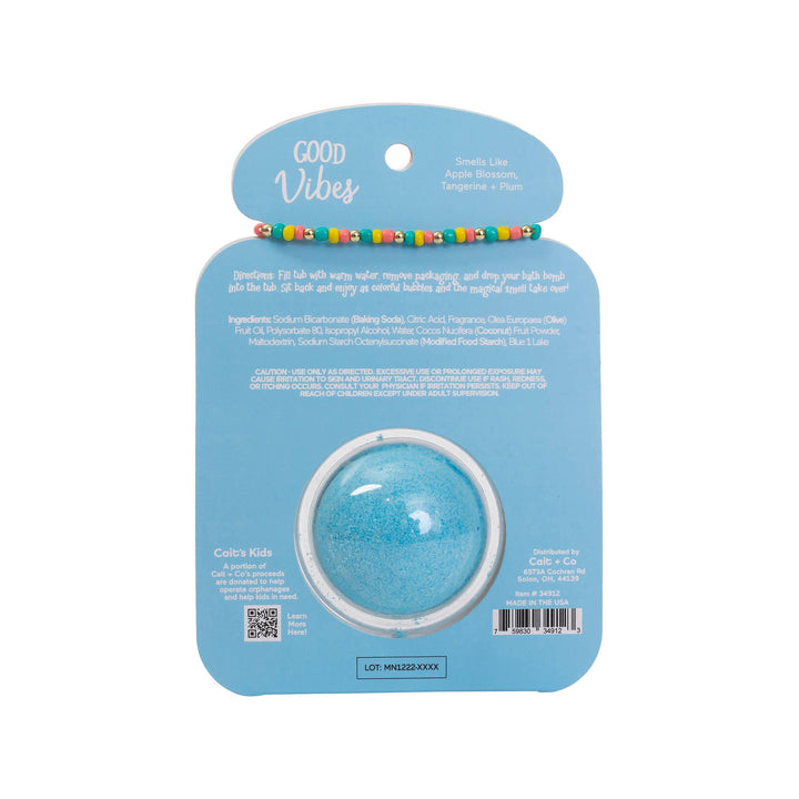 Cait + Co - Friendship Bracelet Bath Bomb - Good Vibes | Forever Young Collection