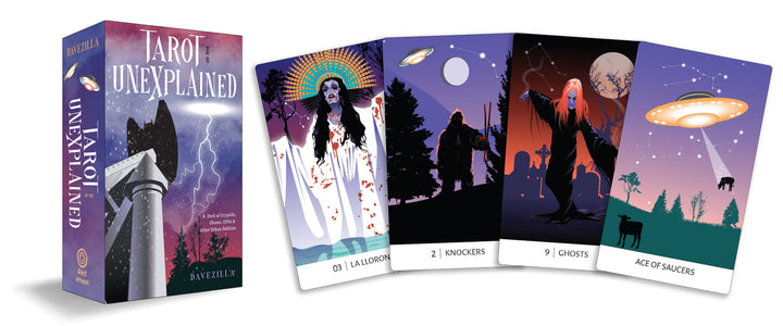 Tarot of the Unexplained: 78 Cards & 96 pgs.Cryptids, Ghosts