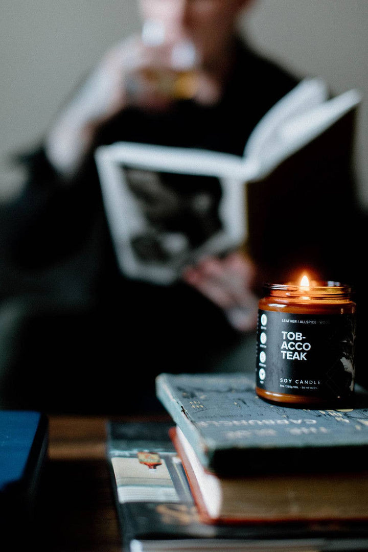 Broken Top Brands - Tobacco Teak Natural Soy Candle 9 oz