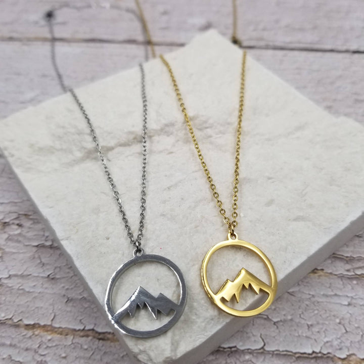 Round Peak Experience Necklace -Silver