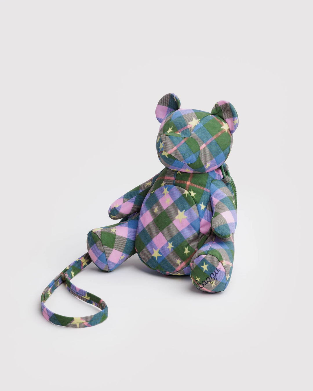Baggu Plaid Bear Bag