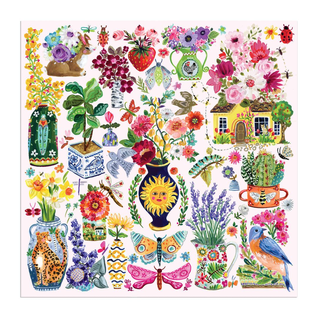 Chronicle Books - Buzzy Bouquets 500 Piece Puzzle