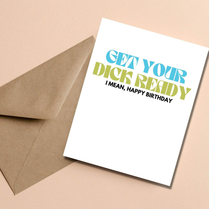 As Told By Ellie - Get Your D Ready Birthday Card