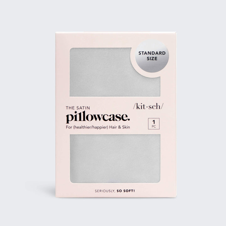 KITSCH - Satin Pillowcase - Silver