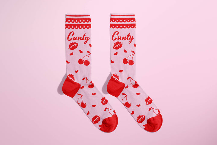 FUN CLUB - Cunty Socks (funny sock, rude sock, funny gifts
