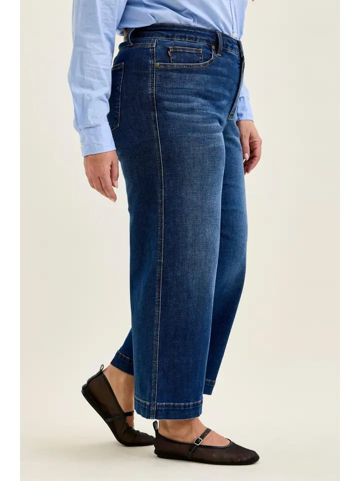 Plus Size Judy Blue Claudia Ankle Wide