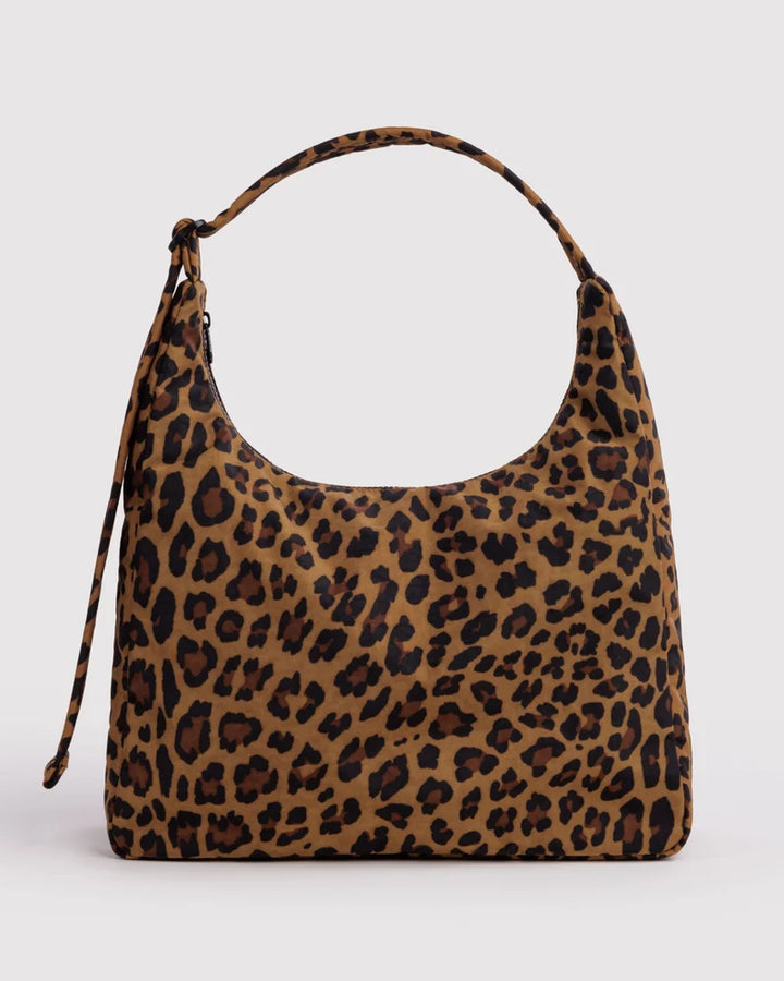 BAGGU- Nylon Shoulder Bag Leopard