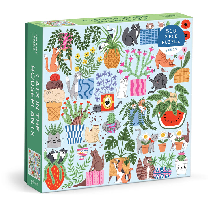 Chronicle Books - Cats in the Houseplants 500 Piece Puzzle