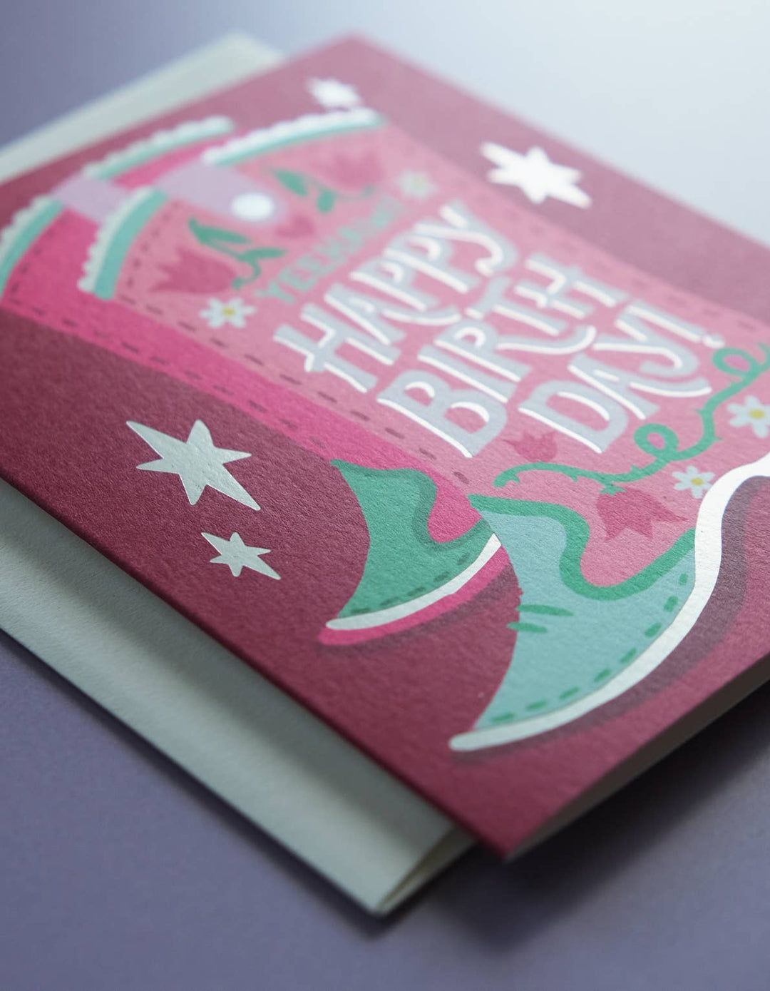 Idlewild Co. - Cowgirl Boot Birthday Greeting Card