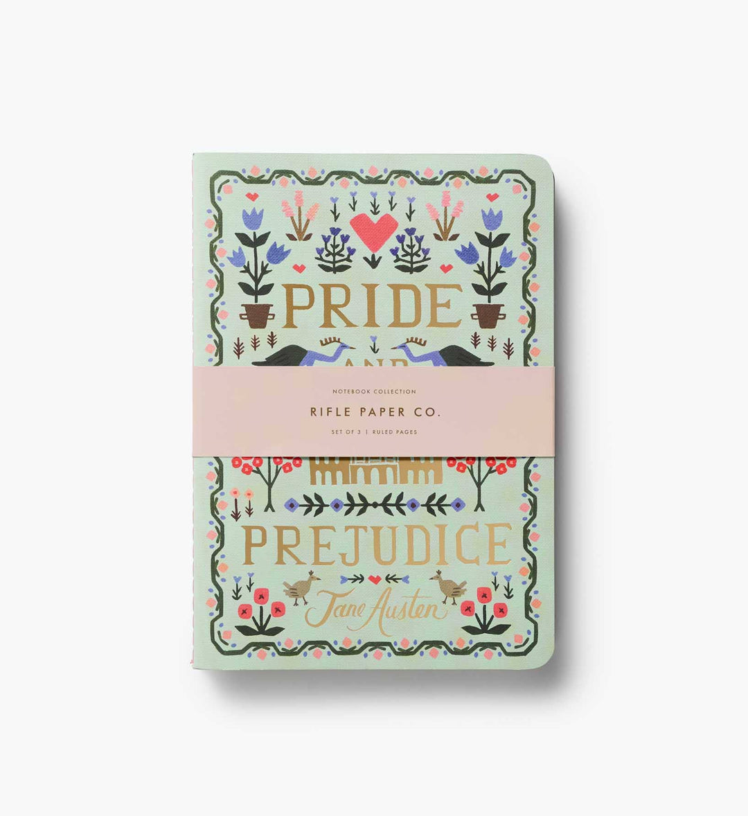 Rifle Paper Co. - Assorted Set of 3 Jane Austen Notebooks