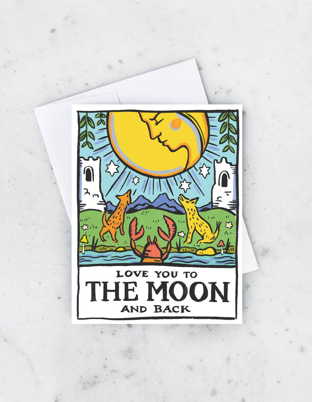 Idlewild Co. - Tarot Moon Greeting Card