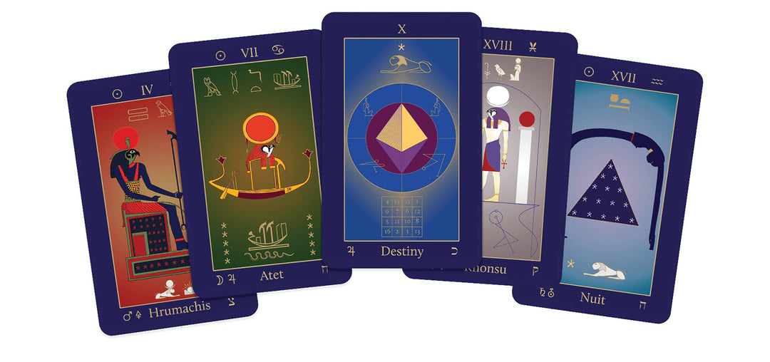 The Egyptian Tarot: 78 Full-Color Cards and 154-Pg Book