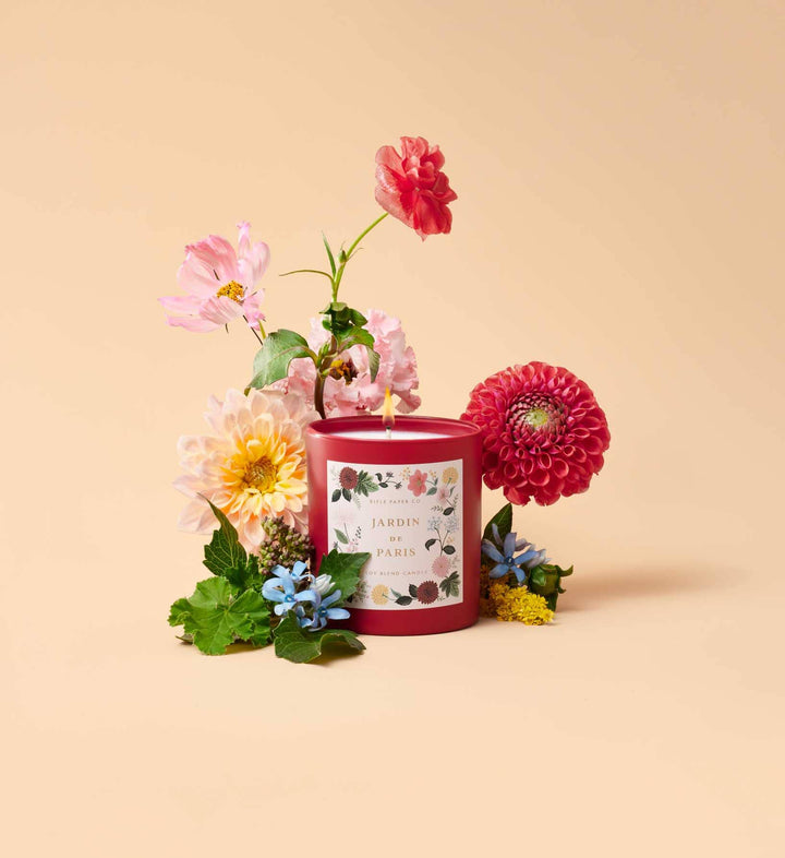 Rifle Paper Co. - Dahlia Jardin de Paris 9 oz Glass Candle