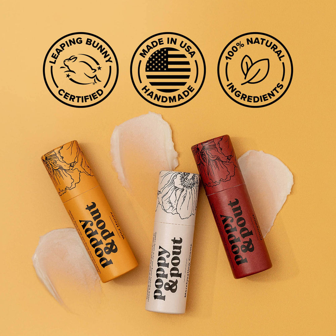 Poppy & Pout Lip Balm- Wild Honey