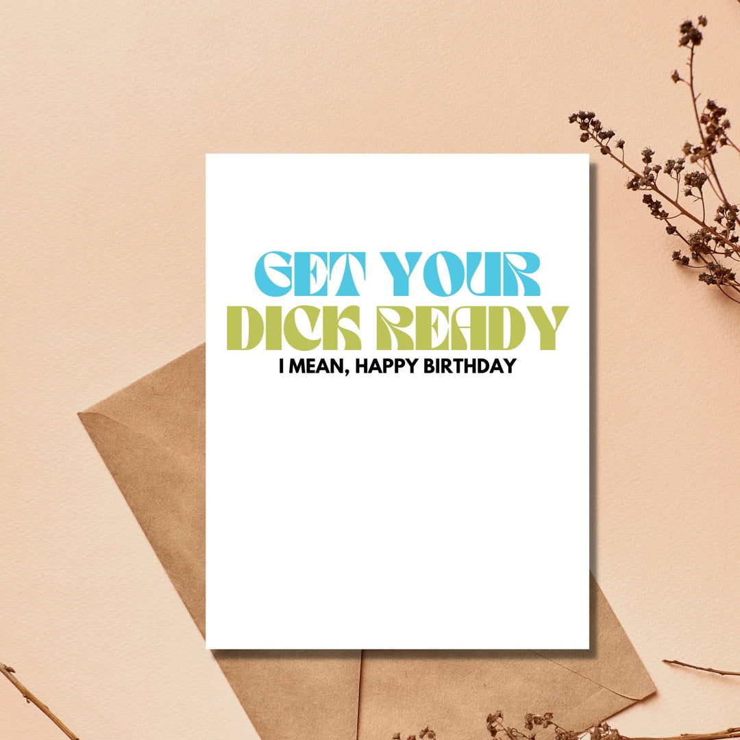 As Told By Ellie - Get Your D Ready Birthday Card