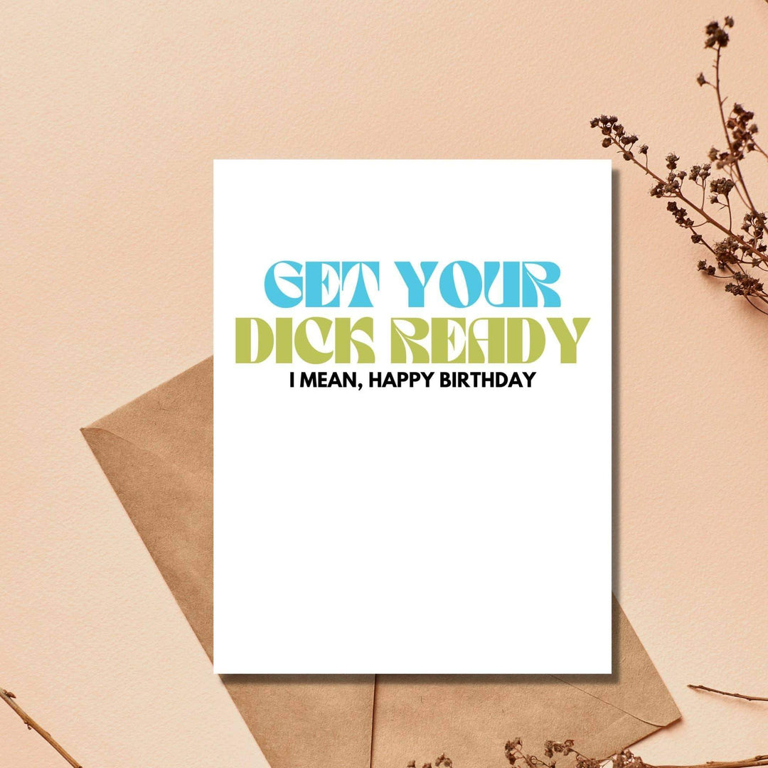 As Told By Ellie - Get Your D Ready Birthday Card