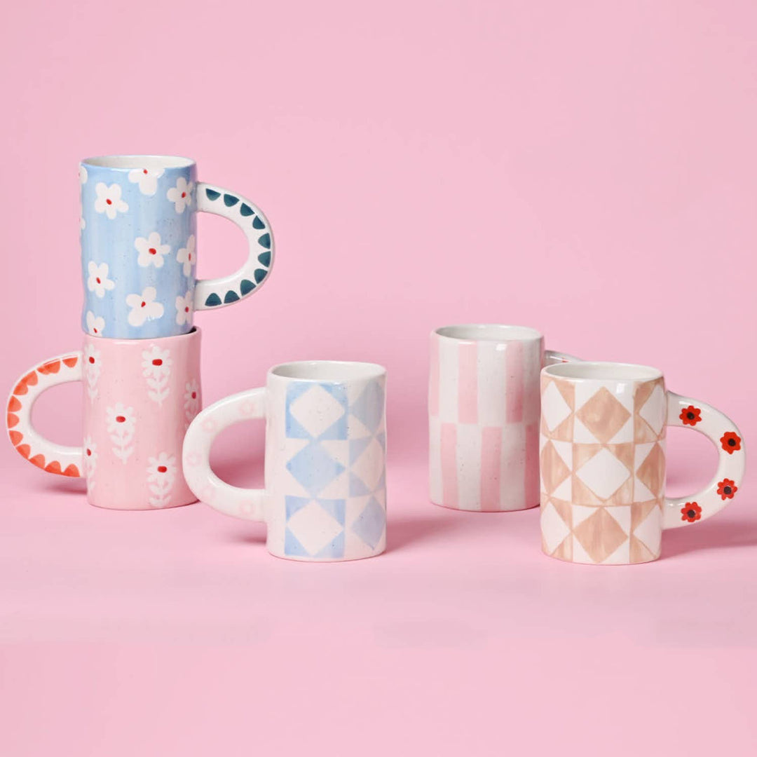 ChagoArt - Ceramic Coffee Mug-Handmade Coffee Cups-Tea Drinking Cups