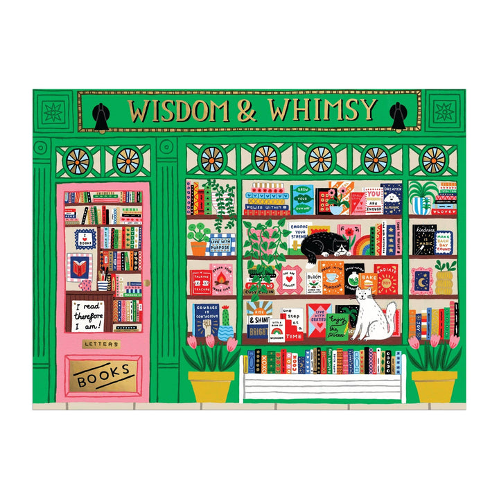 Chronicle Books - Wisdom & Whimsy Bookshop 1000 Piece Foil Puzzle