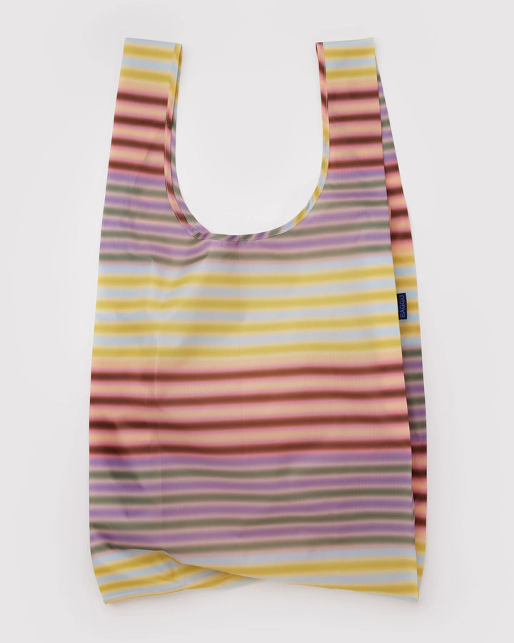 BAGGU- Big Reusable Shopping Bag Gradient Stripe Multi