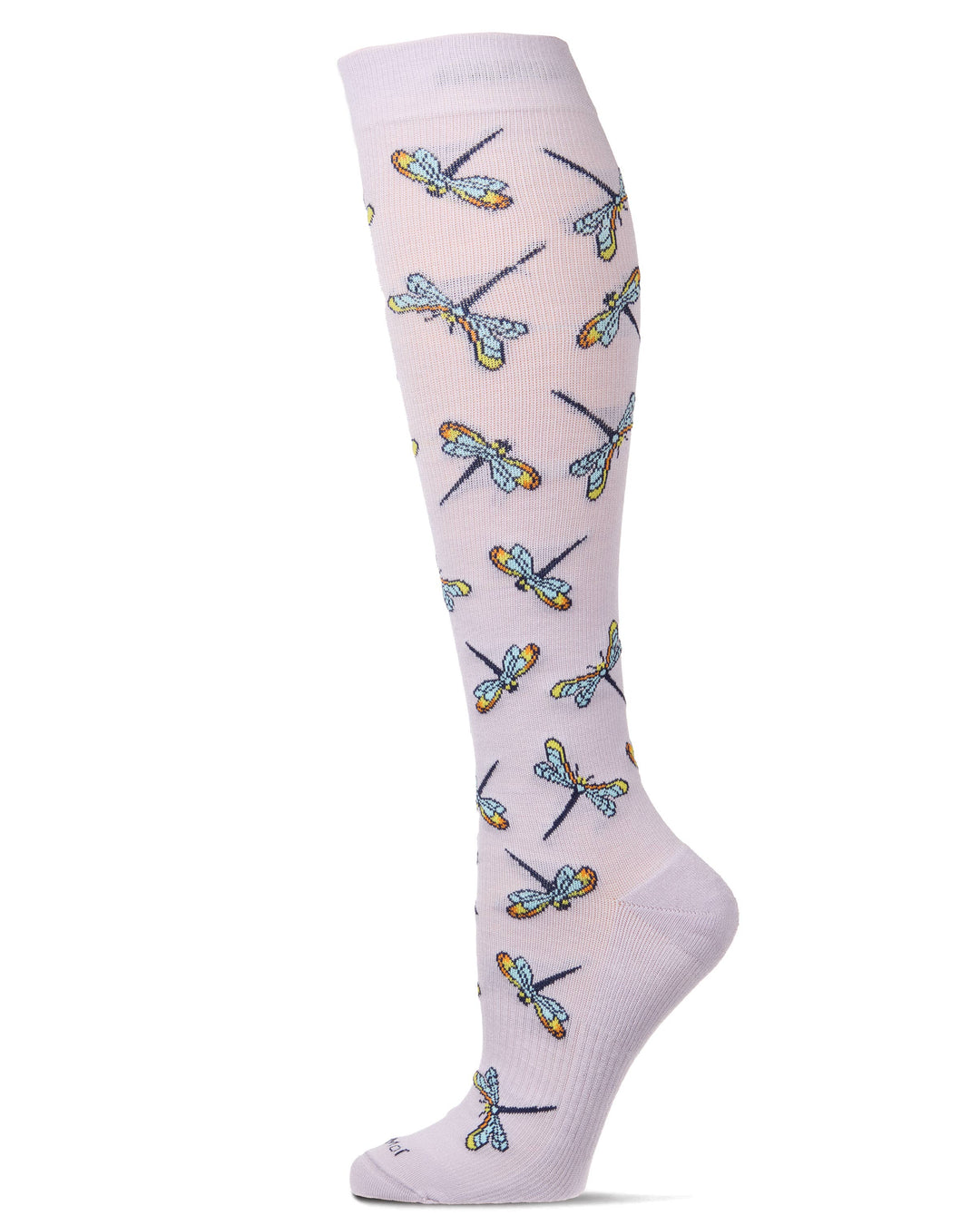 Infinity Classics International Inc. - Dragonflies Bamboo Compression Socks: Lavender / 9-11