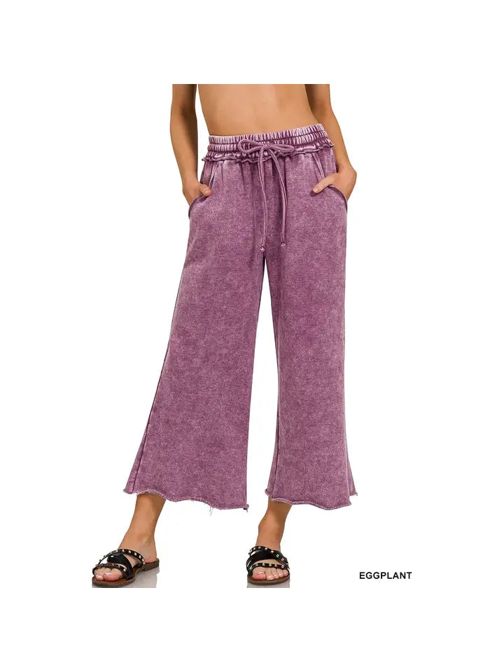 Women's Super Soft Palazzo Sweatpants- Multiple Colors
