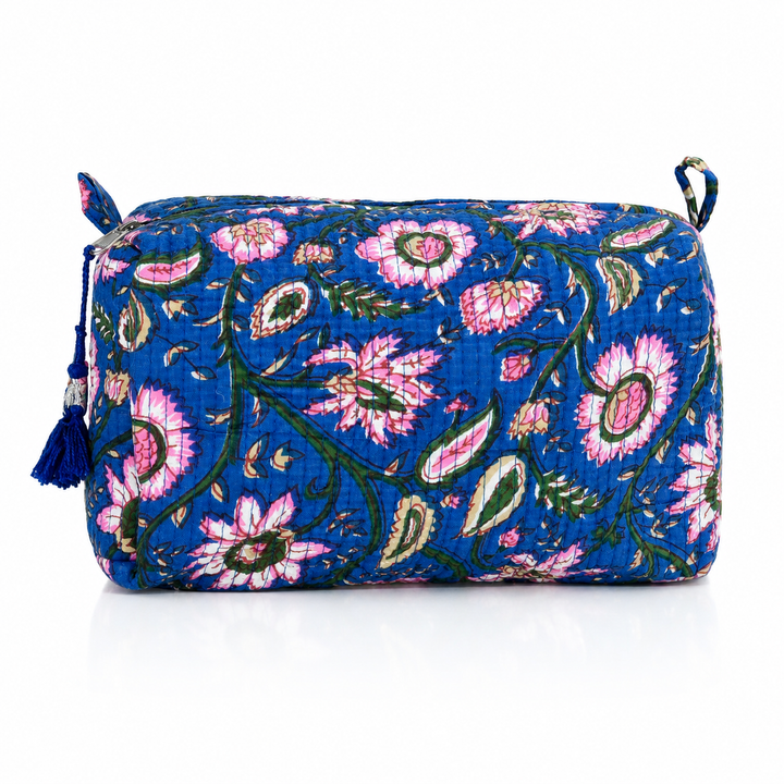 BNB Crafts Inc. - Cotton Block Print Pouch Set- 2 in a Set